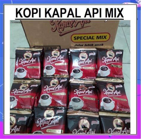 Kopi Kapal Api Special Mix 1 Renteng 24 Gram Bubuk Kopi Hitam Gula