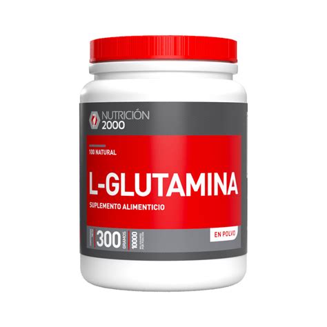 L Glutamina en Polvo 300 g Nutrición 2000 La Panza es Primero