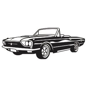 Ford Thunderbird Car Logo Vector