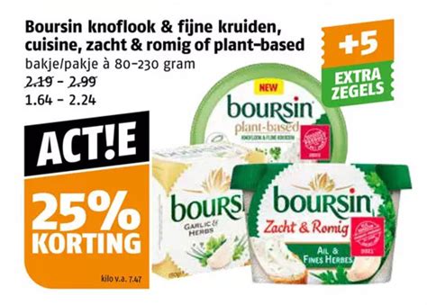 Boursin Knoflook Fijne Kruiden Cuisine Zacht Romig Of Plant Based