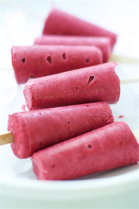 Raspberry Ice Pops Oven Love