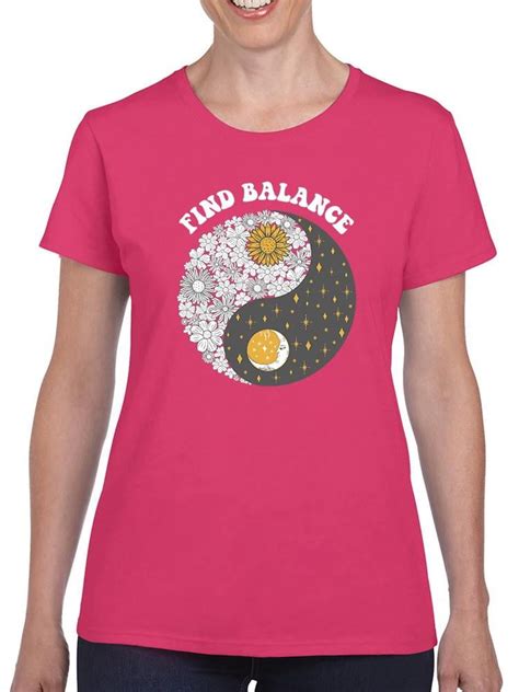 Find Balance Ying And Yang T Shirt Women Smartprints Designs Female