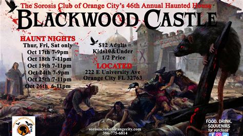 Tickets For Blackwood Castle In Orange City From Ticketleap