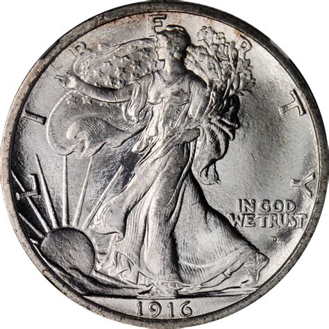 The 1916 Walking Liberty Half Dollar | Coinappraiser.com Learning Center