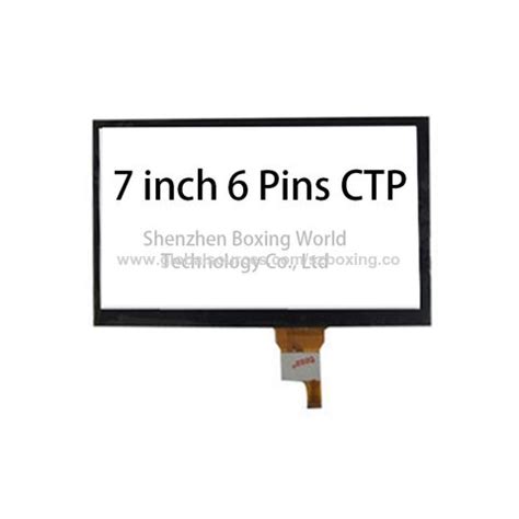 China 7 Inch Capacitive Touch Panel CTP With 6 Pins IIC Interface Gt911