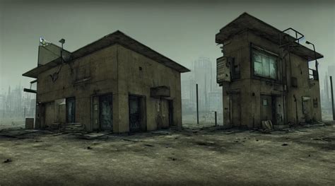 Post Apocalyptic Police Station Stable Diffusion