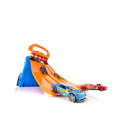 Hot Wheels Guardacoches Con Lanzador