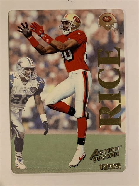 Mavin Jerry Rice 1995 Pinnacle Action Packed 1 HOF