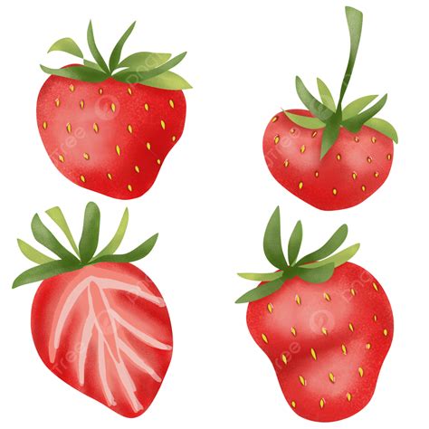 Fresh Strawberry Collection Strawberries Fresh Berries Red Fruit Png