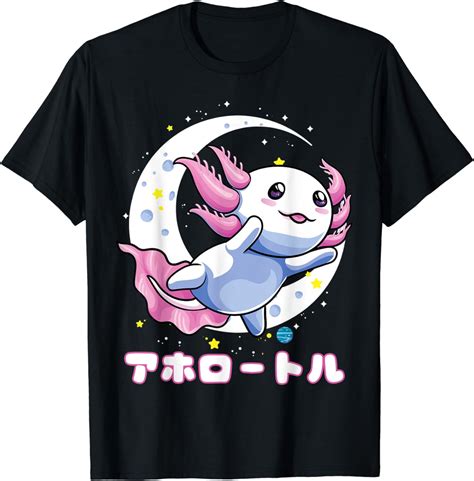 Pastel Goth Axolotl Kawaii Japanese Anime Aesthetic Nu Goth T Shirt