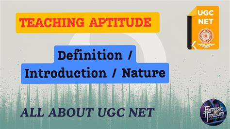 Teaching Aptitude Paper Ugc Net Definition Introduction