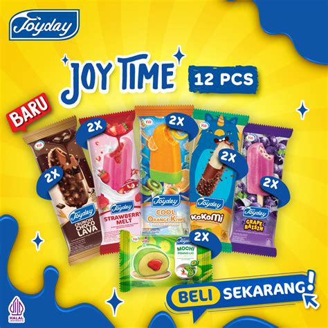 Jual Joyday Ice Cream Package Joy Time Isi Pcs Eskrim Mix Shopee