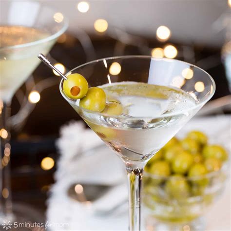 How To Make A Martini With Olives 5 Minutes For Mom