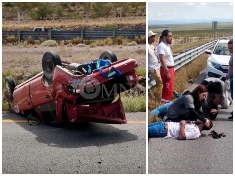 Volcadura En Carretera A Delicias Deja Tres Lesionados Omnia