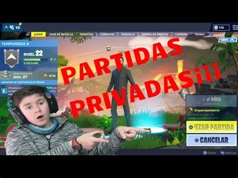 JUGANDO PARTIDAS PRIVADAS CON VOSOTROS YouTube