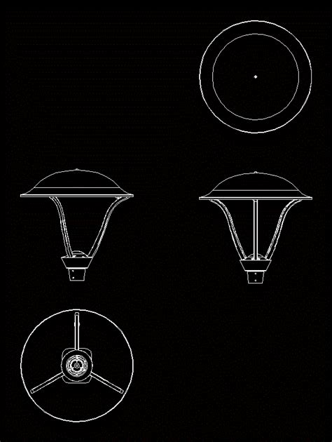 Detalles De Luminarias En AutoCAD Librería CAD