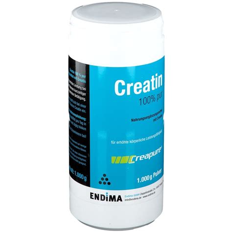 Endima Creapure Creatin 100 Pur Pulver 1000 G Shop Apotheke