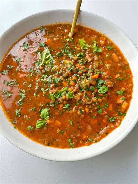 The Best Lentil Soup The Modern Nonna