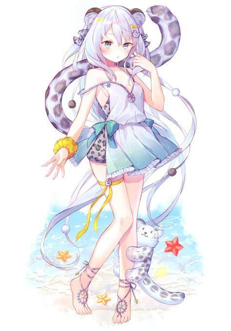 Molamola Animal Ears Cleavage Dress Garter Tagme Tail 519218 Yandere