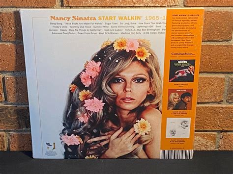 Nancy Sinatra Start Walkin 1965 1976 Black Vinyl Lp Gatefold Book