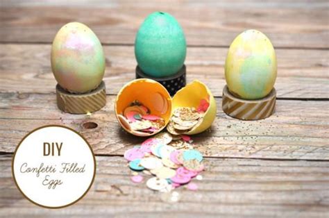 Diy Confetti Filled Eggs Weddbook