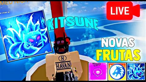 Nova Fruta Kitsune Blox Fruitsupdate Jogando Inscritos Youtube