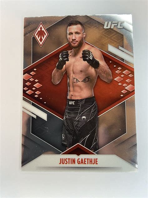 Panini Chronicles Ufc Phoenix Justin Gaethje For Sale