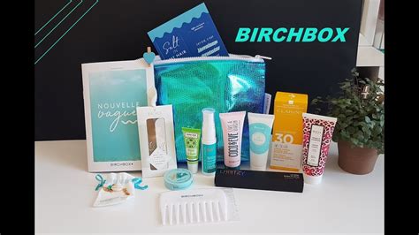 Birchbox Juillet Ao T Nouvelle Vague Youtube