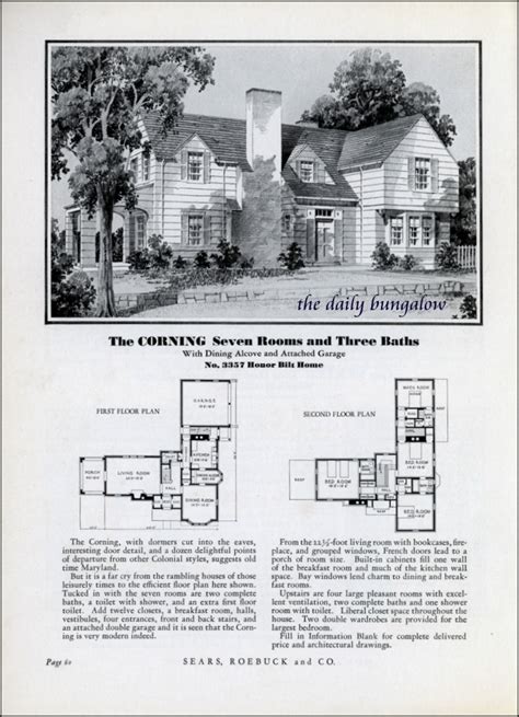 Homes Of Today~sears Kit Houses~1932 The Corning Daily Bungalow Flickr