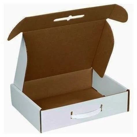 Single Phase 2 Ply White Die Cut Corrugated Packaging Box At Rs 4 Piece