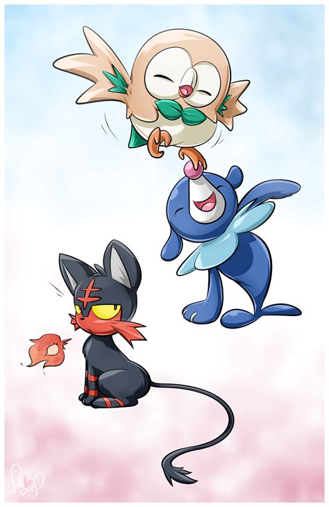 sun/moon starters — Weasyl