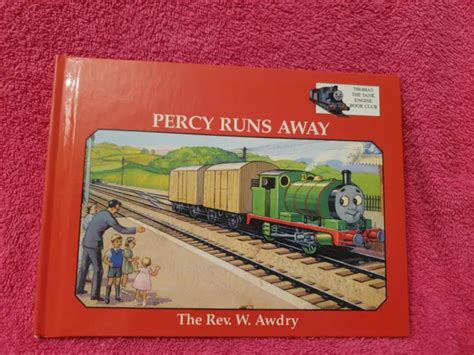 THOMAS TANK ENGINE book club 22x16cm Hardback PERCY RUNS AWAY £2.39 ...