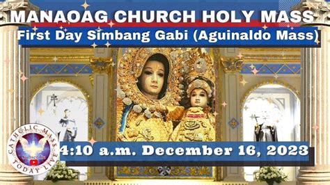 Catholic Mass Our Lady Of Manaoag Church Live Mass Today Dec