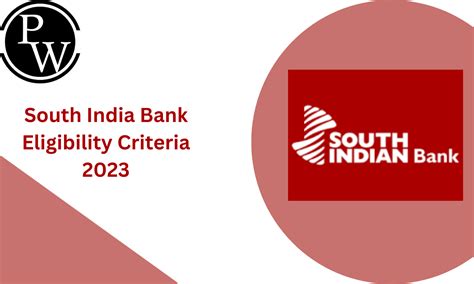 South India Bank Eligibility Criteria Educational Qualification