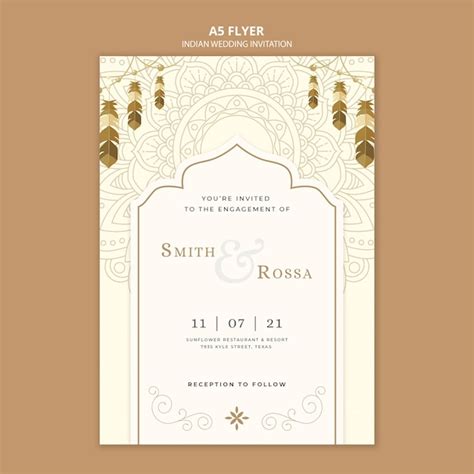 Indian Wedding Invitation Card Template Editable - Infoupdate.org