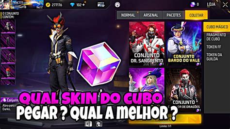 QUAL SKIN DO CUBO MAGICO PEGAR COMO PEGAR SKINS DO CUBO MAGICO DE GRA