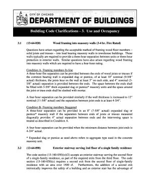 Fillable Online Building Code Clarifications 3 Fax Email Print