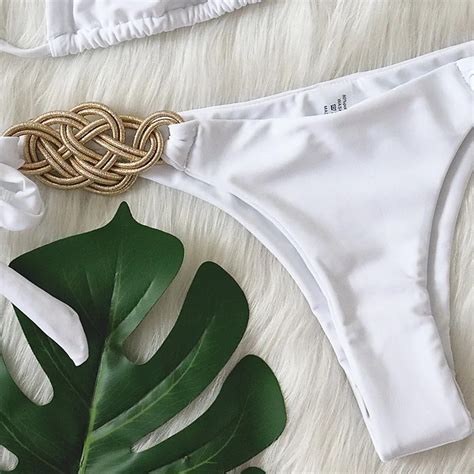 Exclusivo Bikini Blanco Tienda Luzy