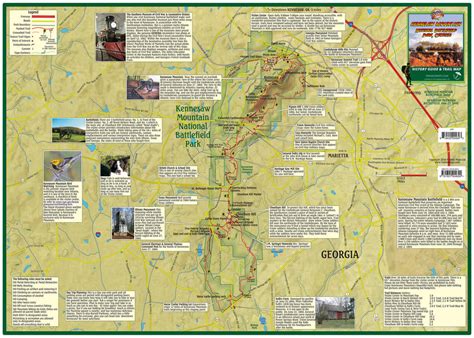 Kennesaw Mountain National Battlefield History Guide & Trail Map ...