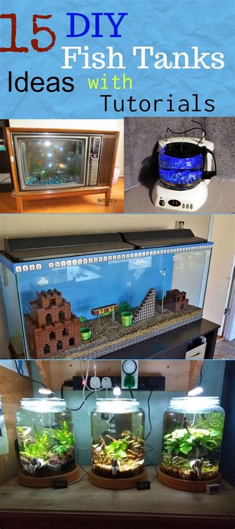 15 Cool DIY Fish Tank Ideas With Tutorials With Images Diy Fish