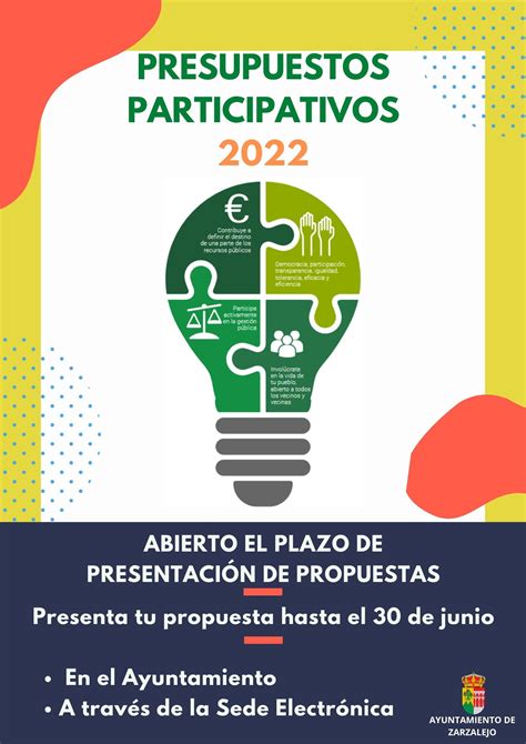 PRESENTACIÓN de PROPUESTAS de los PRESUPUESTOS PARTICIPATIVOS