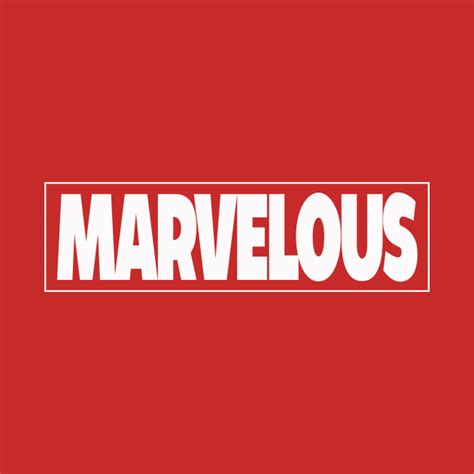 MARVELOUS - Marvel - T-Shirt | TeePublic