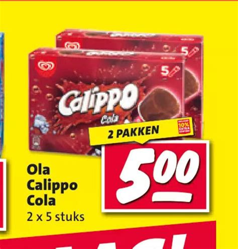 Ola Calippo Cola 2 X 5 Stuks Aanbieding Bij Nettorama