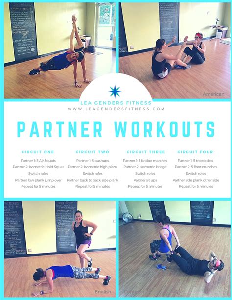 Workout Wednesday: Awesome Partner Workouts — Lea Genders Fitness