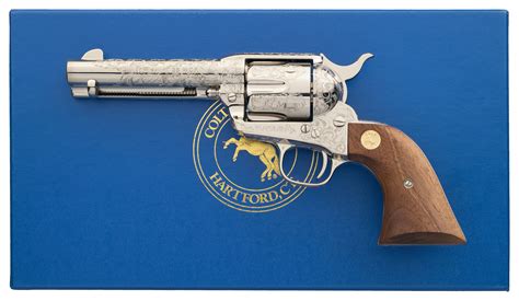 Factory Engraved Colt 3rd Gen Single Action Army Revolver Rock Island Auction