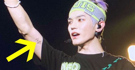 NCT S Taeyong Debuts Two New Tattoos To His Growing Collection Koreaboo