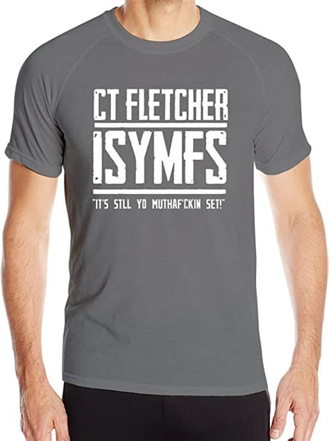 Ct Fletcher Isymfs T Shirts Für Männer Kurzarm T Shirt