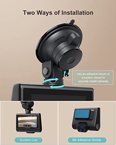 Nouvelle Version Izeeker K Dash Cam Avant Et Arri Re Wi Fi Gps