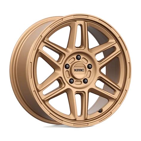 Kmc Jeep Wrangler Nomad Matte Bronze Wheel 18x8 38mm Offset