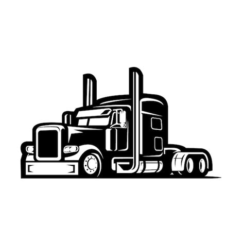 18 Wheeler Silhouette